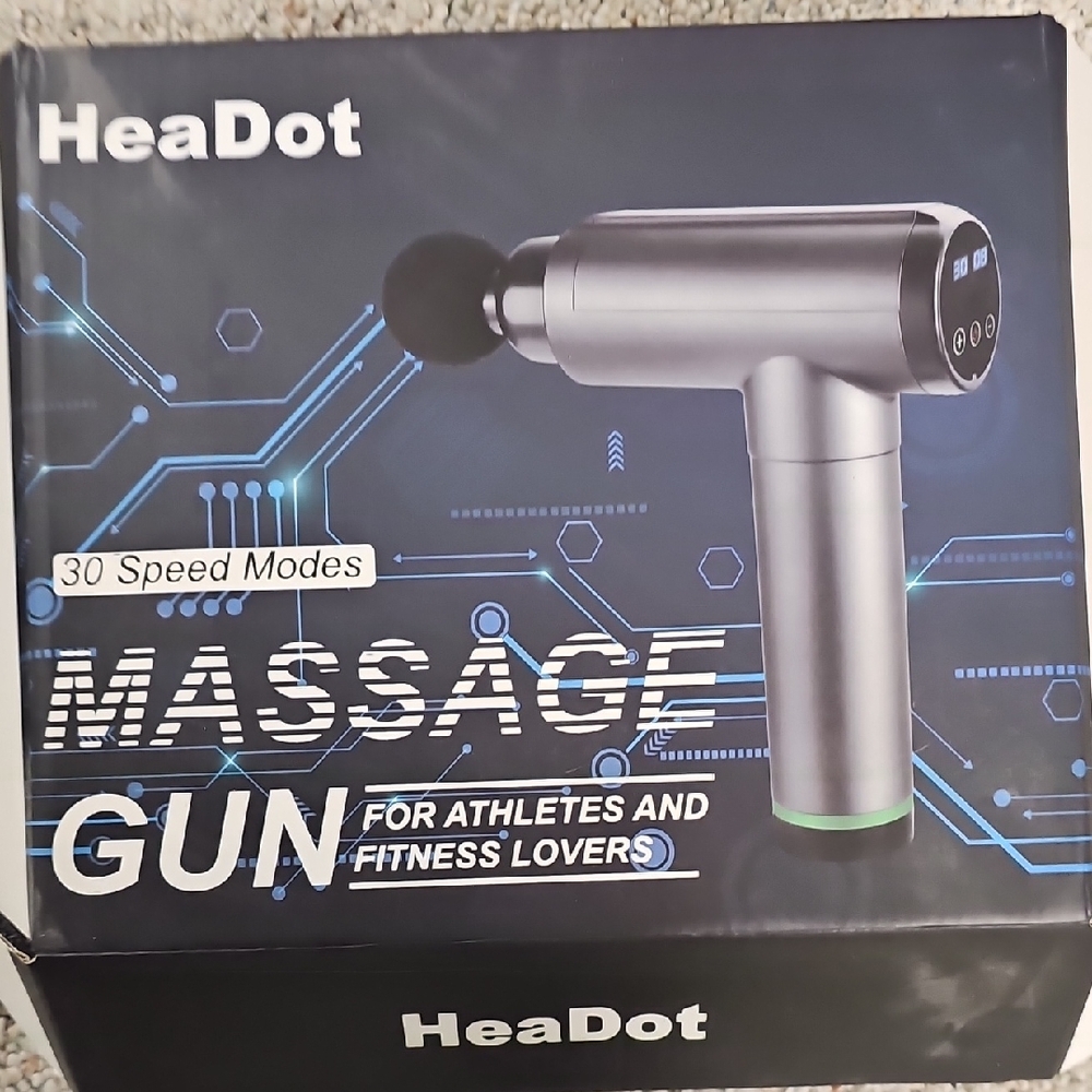 HeaDot Silver Massage Gun